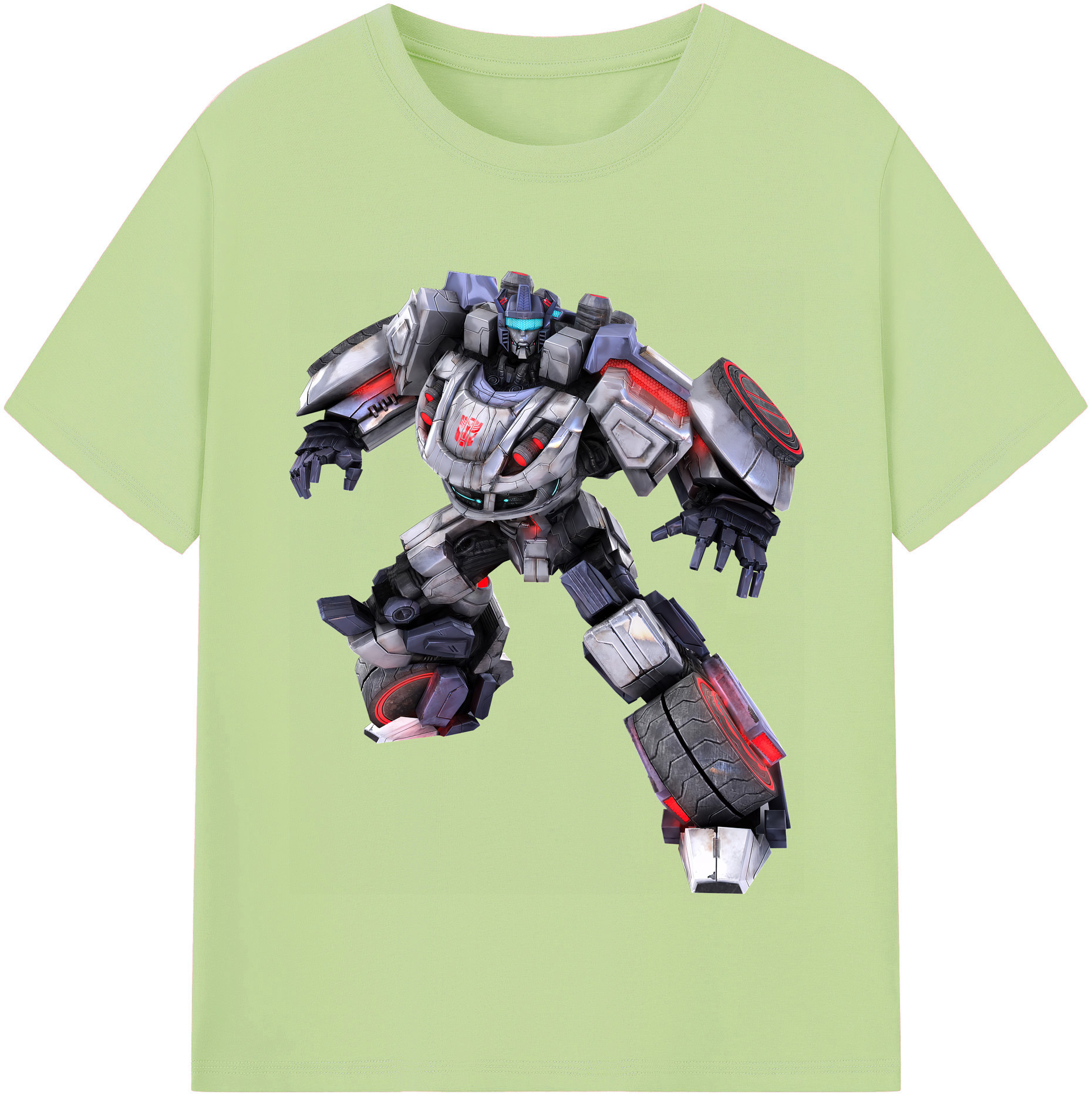 （画像用） Transformers トランスフォーマー 綿100％半袖Tシャツ（フロントプリント）